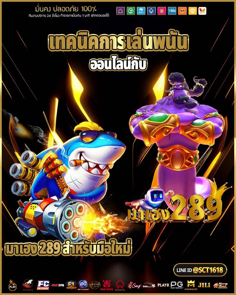 เทคนิคการเล่นพนันออนไลน์กับ มาเฮง 289